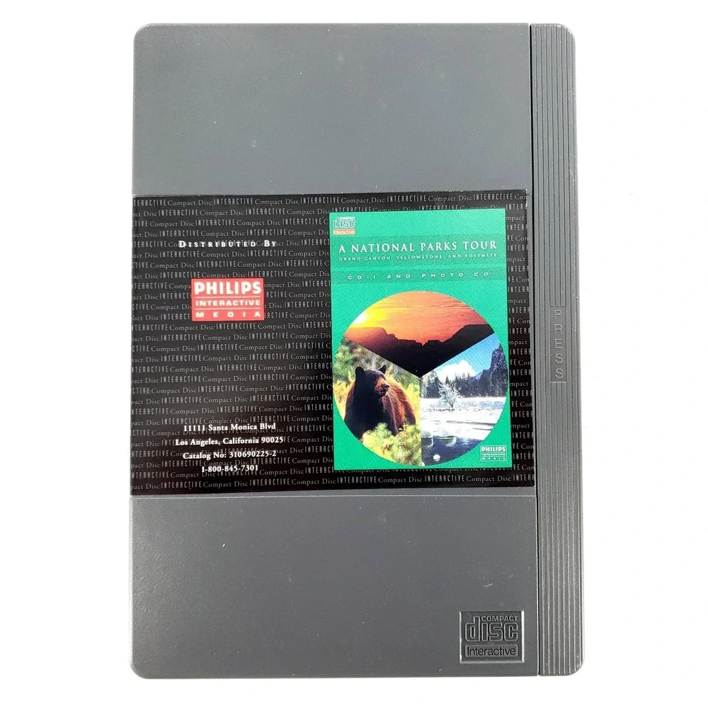 A National Parks Tour CD-I Philips Complete Big Box w/ Slip Cover Tested & Works